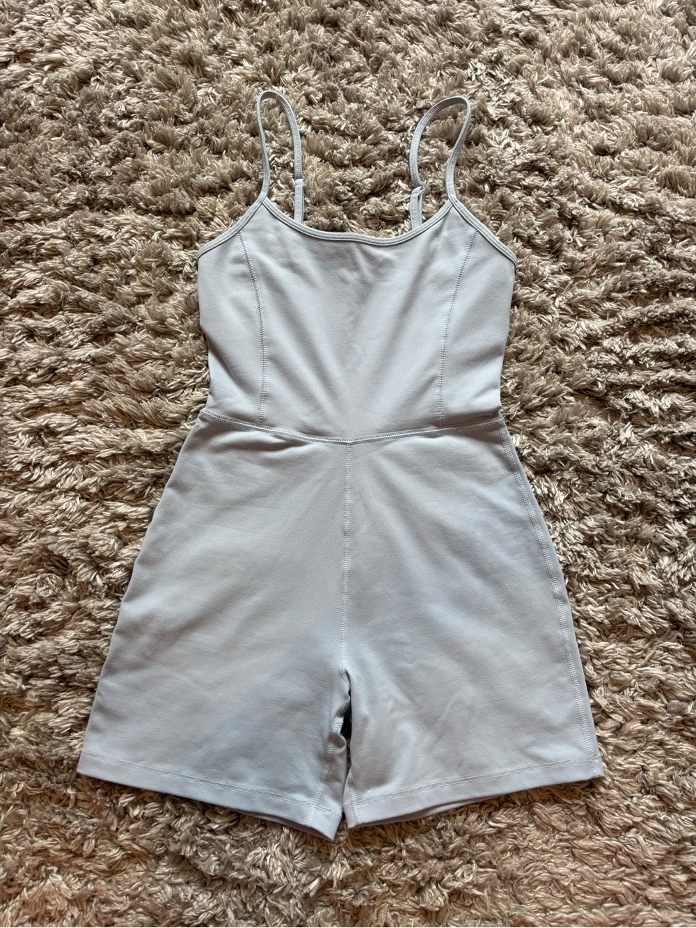Garage Sleeveless Pale Blue Romper